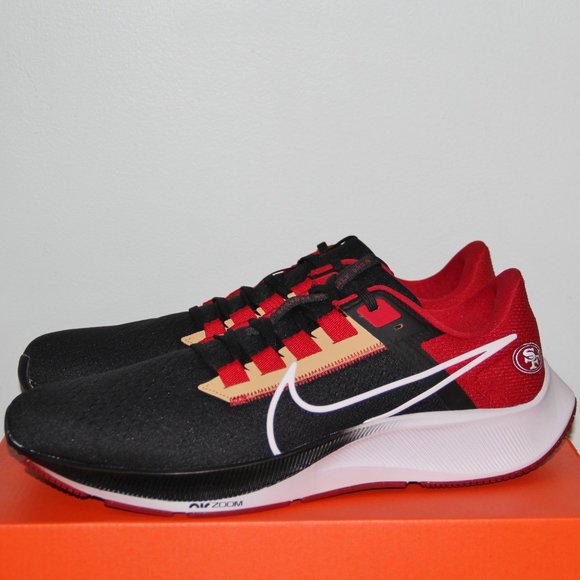 Nike Air Zoom Pegasus 38 San Francisco 49ers Football Mens 14 - Picture 2 of 9